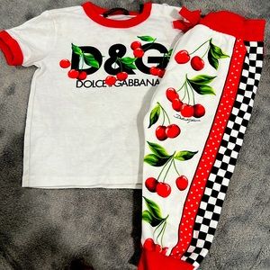 Baby Girl DG set (Authentic) worn once